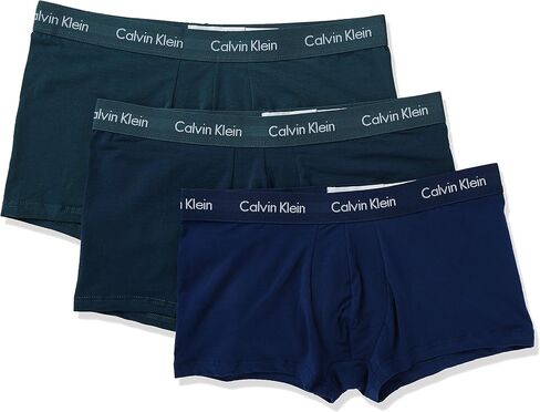 Calvin Klein Men's Cotton Stretch Multipack Low-Rise Trunks in Saudi Arabia