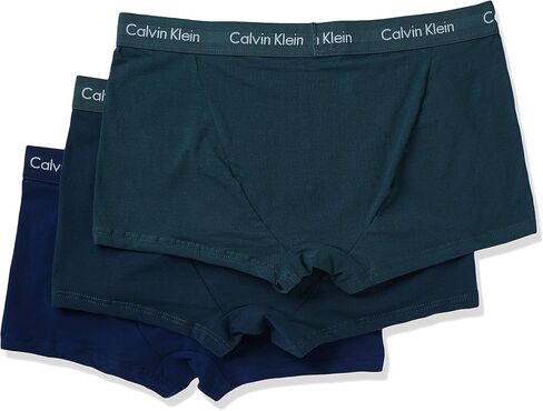 Calvin Klein Men's Cotton Stretch Multipack Low-Rise Trunks in Saudi Arabia