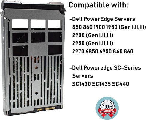 Dell W347K 600GB 15K 16MB 6.0GBps 3.5" Enterprise Class SAS Hard Drive in Poweredge R Series Tray in Saudi Arabia