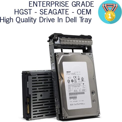 Dell W347K 600GB 15K 16MB 6.0GBps 3.5" Enterprise Class SAS Hard Drive in Poweredge R Series Tray in Saudi Arabia
