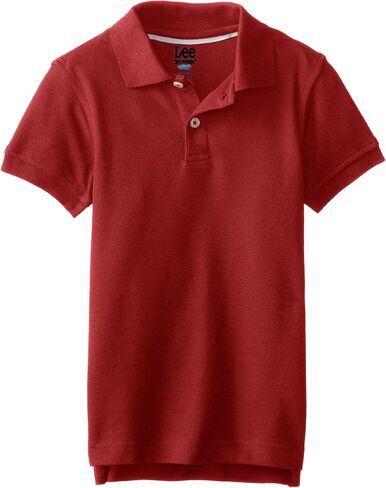 Lee Boys' Short Sleeve Pique Polo in Kuwait