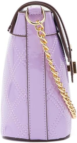 DESTINY BY NICOLE LEE Crossbody Bag with Adjustable Shoulder Strap and Chain Handle Patent Fashion Handbag for Women Girls in Saudi Arabia