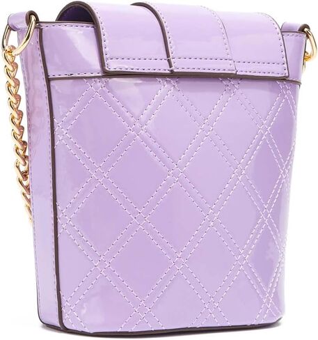 DESTINY BY NICOLE LEE Crossbody Bag with Adjustable Shoulder Strap and Chain Handle Patent Fashion Handbag for Women Girls in Saudi Arabia