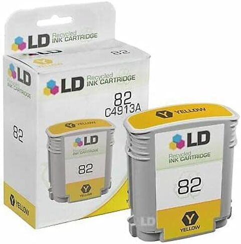 LD Products Remanufactured Ink Cartridge Replacement for HP 82 (Cyan, Magenta, Yellow, 3-Pack) in Saudi Arabia