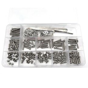 M3 عرافة المقبس زر غطاء رأس البراغي المكسرات غسالات عدة ، M3 x 4/5/6/8/10/12/14/16/18/20/25 مللي متر متري المسمار تشكيلة in Kuwait