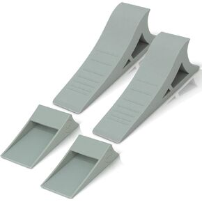 Decorative Rubber Door Stopper, Tall and Adjustable to Fit All Doors, Solid Stable Base, Easy to Move without Bending Down, Hanger Mounts on Back of Door or Wall to Eliminate Clutter in Saudi Arabia