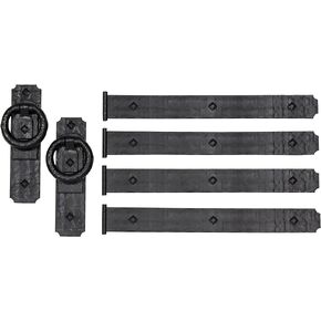 Cre8tive Hardware Rustic Rings Magnetic Garage Door Hardware (6 Piece) in Saudi Arabia