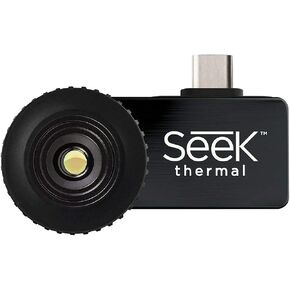 Seek Thermal Compact - كاميرا تصوير حراري متعددة الأغراض لنظام iOS، أسود - LW-AAA in Saudi Arabia