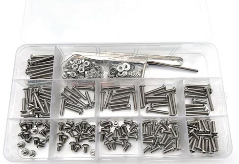 M3 عرافة المقبس زر غطاء رأس البراغي المكسرات غسالات عدة ، M3 x 4/5/6/8/10/12/14/16/18/20/25 مللي متر متري المسمار تشكيلة in Kuwait