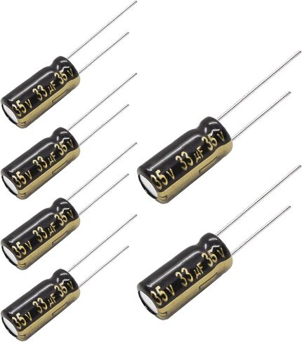استبدال 6 قطع من مكثفات سلسلة FM من باناسونيك 35 فولت 33 فائق التوهج، مقاومة منخفضة ESR 105 درجة مئوية in Kuwait