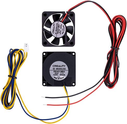Creality Official 4010 Extruder Hot End Fan 40x40x10MM 24V DC مروحة تبريد أصلية دائرة توربو لأجزاء الطابعة ثلاثية الأبعاد Ender 3/Ender 3 Pro/Ender 3 v2/Ender3max/Ender 5/Ender 5s/Ender5pro/Ender5plus in Kuwait