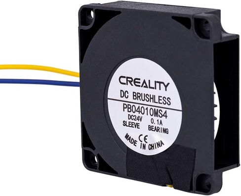 Creality Official 4010 Extruder Hot End Fan 40x40x10MM 24V DC مروحة تبريد أصلية دائرة توربو لأجزاء الطابعة ثلاثية الأبعاد Ender 3/Ender 3 Pro/Ender 3 v2/Ender3max/Ender 5/Ender 5s/Ender5pro/Ender5plus in Kuwait