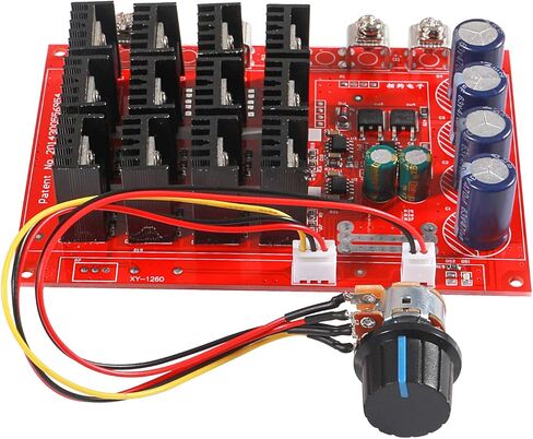 MELIFE PWM وحدة تحكم في سرعة المحرك DC 10-50V 60A عالية الطاقة HHO RC سائق وحدة تحكم PWM وحدة تحكم 12V 24V 48V 3000W سلك تمديد مع مفتاح in Kuwait