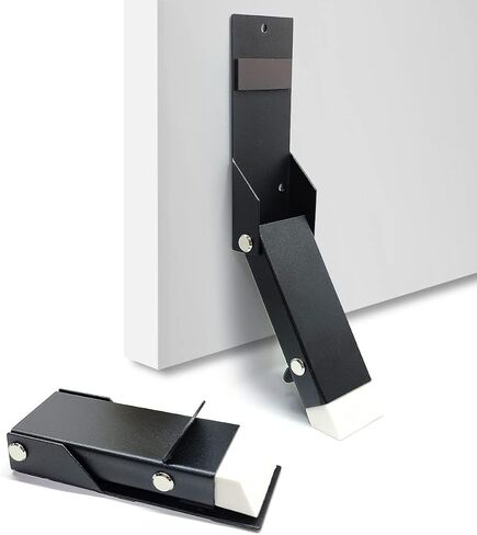 Door Stoppers for Bottom of Door, No Drilling Door Stopper, Door Holder to Keep Door Open, Under Door Noise Stopper, Drop Stops and Easy Install (Self-Adhesive Traceless Mounted) in Kuwait