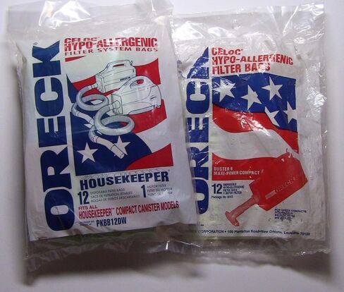 أكياس المكنسة الكهربائية Oreck XL Buster B، PKBB12DW، حقيبة مدبرة المنزل، 12 عبوة in Kuwait