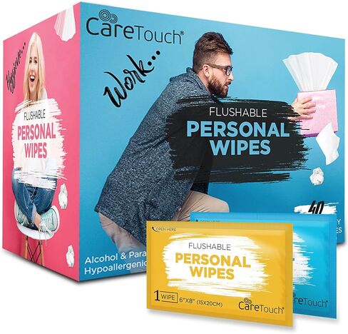 مناديل مبللة لتطهير اليدين خالية من الكحول من كير تاتش - 10 عبوات للسفر مكونة من 20 قطعة لكل منها - مناديل مطهرة مضادة للبكتيريا ومرطبة مع فيتامين E وخلاصة الصبار للأطفال إلى البالغين (200 منديل), , Hand Sanitizer Wipes 2pack, , in Kuwait