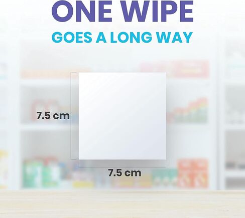 مناديل مبللة لتطهير اليدين خالية من الكحول من كير تاتش - 10 عبوات للسفر مكونة من 20 قطعة لكل منها - مناديل مطهرة مضادة للبكتيريا ومرطبة مع فيتامين E وخلاصة الصبار للأطفال إلى البالغين (200 منديل), , Hand Sanitizer Wipes 2pack, , in Kuwait