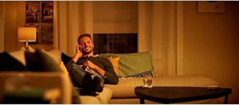 حلزوني كهرماني عتيق خالٍ من الوميض A19 من Philips، قابل للتعتيم، تقنية Eyecomfort، 400 لومن، ضوء كهرماني (2000 كلفن)، 6.5 وات = 60 وات، معتمد من العنوان 20، قاعدة E26، حزمة واحدة (565796) in Kuwait