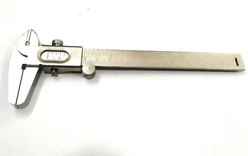 Non Digital Vernier Caliper Metric -Imperial Measuring System Tools for Inside, Outside, Depth & Step (Non Steel Plated Body) in Saudi Arabia