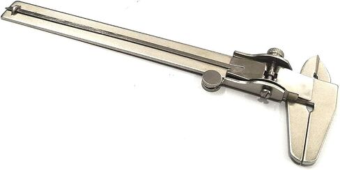Non Digital Vernier Caliper Metric -Imperial Measuring System Tools for Inside, Outside, Depth & Step (Non Steel Plated Body) in Saudi Arabia