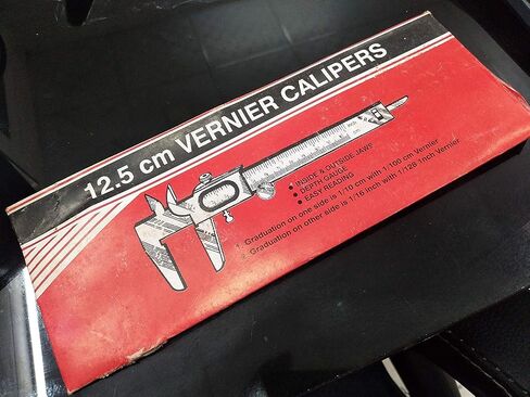 Non Digital Vernier Caliper Metric -Imperial Measuring System Tools for Inside, Outside, Depth & Step (Non Steel Plated Body) in Saudi Arabia