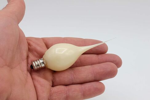 مصابيح إضاءة الشموع المطلية بالسيليكون بتصميم دولة من Creative Hobbies® (عبوة من 10 مصابيح) ~ 5 واط من السيليكون المتلألئ، توهج ذهبي in Kuwait