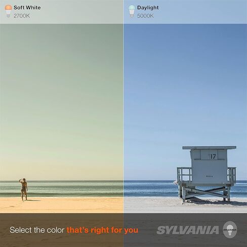 لمبة إضاءة سيلفانيا LED TruWave Natural Series Décor B10، كفاءة مكافئة 40 وات 4 وات، قاعدة شمعدان، قابلة للتعتيم، 350 لومن، شفاف، 2700 ك، أبيض ناعم - عبوتان (40794) in Kuwait