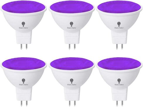 6 عبوات من لمبة الضوء البرتقالية BlueX LED MR16 - 4 وات (ما يعادل 40 واط) - GU5.3 قاعدة ثنائية الدبوس 12 فولت لمبة برتقالية LED برتقالية، ديكور الحفلات، الشرفة، المنزل، إضاءة العطلات، إضاءة زخرفية MR16 LED لمبة in Kuwait