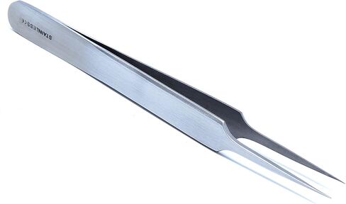 ملقط IMS IMS-JF5 عالي الدقة بنمط المجوهرات #5 ملاقط، أطراف مدببة دقيقة، فولاذ مقاوم للصدأ، 4.5 بوصة طول in Kuwait