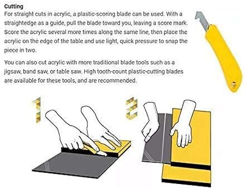 JBR999 صفائح زجاج شبكي بسمك 1/4 بوصة، ورقة زجاج شبكي مقاس 18 × 24، ورقة أكريليك مصبوبة، ورقة زجاج شبكي أكريليك شفاف للعلامات والحرف اليدوية وحالة العرض والأرفف ولافتات الزفاف ومشروع DIY وسطح الطاولة in Kuwait