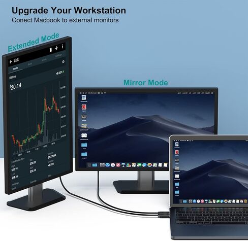 كابل BENFEI USB C إلى HDMI بطول 6 أقدام [4K@60 هرتز، هيكل من الألومنيوم، مجدول من النايلون]، كابل USB من النوع C إلى HDMI [Thunderbolt 3/4/5] متوافق مع MacBook Pro/Air/iPad Pro 2023/2022/2021/2020/2019، رمادي in Kuwait