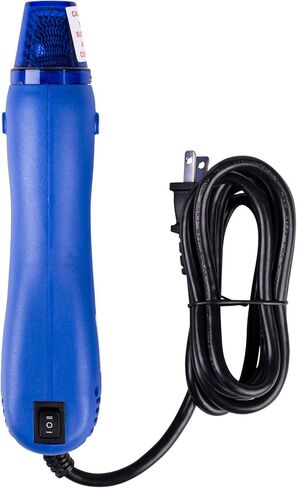 مسدس حراري مصغر من ECG HG-HS-9 HG-300D مع مجموعة أنابيب رقيقة الجدار قابلة للانكماش الحراري، سرعتان، 350 وات، متعدد الألوان in Kuwait