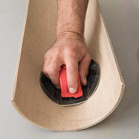 6″ Collapsible Hand Detail Sander Tool - Adjustable Manual Block Sander Sanding Block Sanders for Woodworking Hand Tools Block Plane - Dry and Wet Sanding - Wood Metal and Drywall - Corners and Angles in Saudi Arabia
