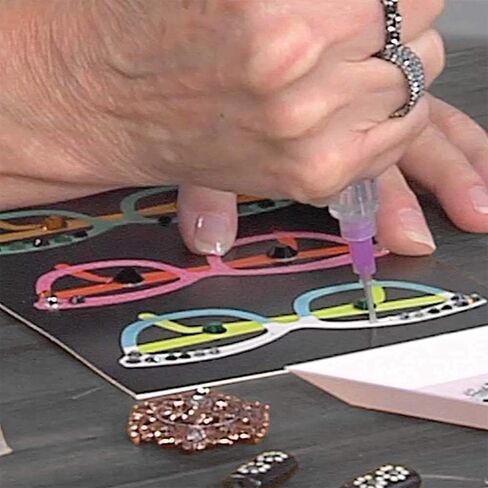 The Beadsmith Glue Syringes - CrystalFX - 4 Syringes, 4 Tips and 2 caps - Use with Thick Viscosity Glues - Precision Adhesive for Attaching Crystals, Rhinestones, Flat Back Stones, Gems & JewelsH in Kuwait