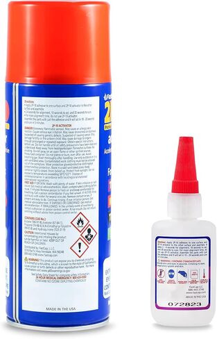 FastCap CA Super Glue - 2P-10 Thin Viscosity (2.25oz) & Activator (10oz)–Perfect for Micro Fractures Hairline Cracks-Quick Bonding, Durable, Versatile-Industrial Adhesive Professional DIY, Clear in Saudi Arabia