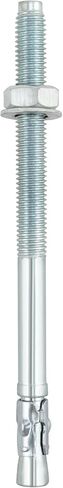 QWORK Wedge Anchor, 25 Pcs 1/2'' x 7" Heavy Duty Fastener for Concrete, Zinc Plated Wedge Concrete Wall Anchors Bolt in Saudi Arabia