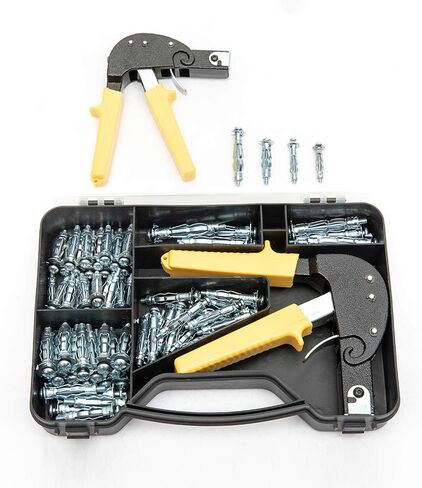 أداة تثبيت الحائط من Home Master Hardware شديدة التحمل مع Molly Bolt Hollow Drive Wall Ancherboard Fixerboard 72 قطعة in Kuwait