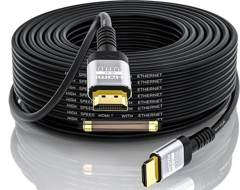Soonsoonic 4K HDMI Cable 50Ft | High Speed HDMI 2.0 Cable & 4K@60Hz 2K 1080P 3D ARC Ethernet HDMI Cord | for UHD TV Monitor Laptop Xbox PS4/PS5 ect (15m) in Kuwait