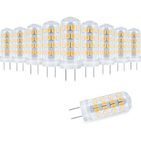 مصباح MINYAN G4 LED 10 قطع 5 وات 110 فولت ~ 130 فولت ضوء النهار الأبيض بدون وميض ضوء النهار الأبيض G4 لمبات الإضاءة استبدال JC Bi-Pin Base G4 لمبة لمصابيح المناظر الطبيعية (6000K) in Saudi Arabia