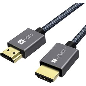 IVANKY 10K 8K HDMI Cable 10 ft, 48Gbps HDMI 2.1 Cable Ultra High Speed | 8K@60Hz, 4K@120Hz, HDR/eARC/HDCP 2.2&2.3, Braided HDMI Cord 10ft Compatible for Roku TV/PS5/Xbox /Laptop/ Monitor/ PC/ Switch in Kuwait