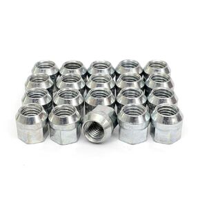 HICKS M14x2.0 مجموعة صواميل العروة المنتفخة ذات النهاية المفتوحة من الزنك مقاس 19 مم (3/4 بوصة) سداسية، ارتفاع 21 مم (0.84 بوصة)، مجموعة من 20 قطعة in Kuwait