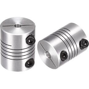 uxcell 2PCS Motor Shaft 5mm to 5mm Helical Beam Coupler Coupling 25mm Dia 30mm Length in Kuwait