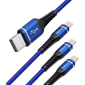 iPhone Charger Cable [Apple MFi Certified] USB to Lightning Cable 6FT 3Pack in Kuwait