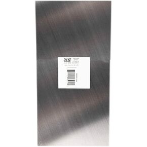 K & S K&S 83072 Aluminum Sheet, 125" Thick x 6" Wide x 12" Long, 1 Piece, Made in The USA in Saudi Arabia
