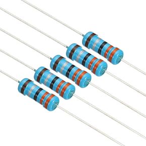 PATIKIL 300pcs Metal Film Resistor Assortment Kit 0.1 Ohm - 750 Ohm, 30 Values 1W 1% Tolerance for DIY Projects Experiments in Kuwait