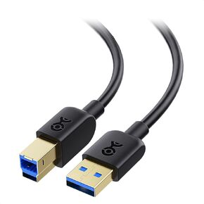 Cable Matters 5Gbps Long USB 3.0 Cable, USB A to B Cable, 10ft, Black in Saudi Arabia