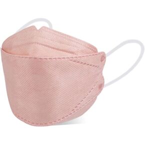 YIGIRL 50 PCS KF94 Masks 4-Ply Breathable 3D Mẵsk for Adult-Blushpink, Blush
