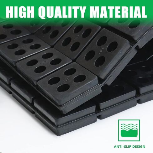 وسادة مقاومة للاهتزاز من المطاط من Forestchill، مقاس 45.72 سم × 45.72 سم × 1.9 سم، وسادة عزل اهتزاز الوافل شديدة التحمل لأجهزة التدفئة والتهوية وتكييف الهواء، وضاغط الهواء، والغسالة والمجفف، ووحدة مكيف الهواء in Kuwait