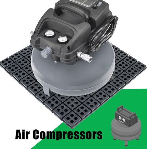 وسادة مقاومة للاهتزاز من المطاط من Forestchill، مقاس 45.72 سم × 45.72 سم × 1.9 سم، وسادة عزل اهتزاز الوافل شديدة التحمل لأجهزة التدفئة والتهوية وتكييف الهواء، وضاغط الهواء، والغسالة والمجفف، ووحدة مكيف الهواء in Kuwait