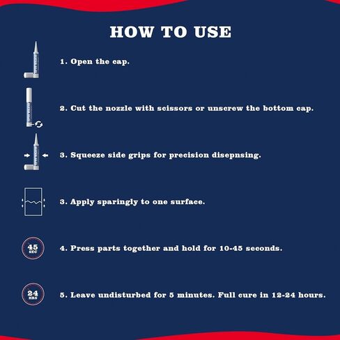 Super Glue Gel, Plastic Glue, Glass Glue, 3 Gram x 12 All Purpose Glue, Cyanoacrylate Glue for Plastic, Ceramic, Metal, DIY Craft and More. in Kuwait